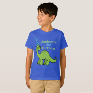 Dinosaur Birthday Custom T-Shirt