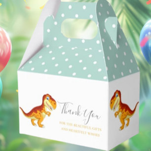 Dinosaur BIRTHDAY Gold Favour Box
