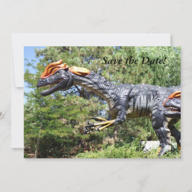 Dinosaur Birthday Invitation (Front)
