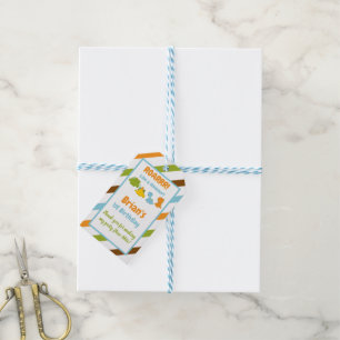 Dinosaur Birthday Party Favour Tags