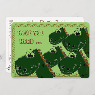 Dinosaur Birthday Party Invitation