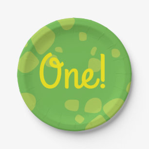 Dinosaur Birthday PArty Paper Plate