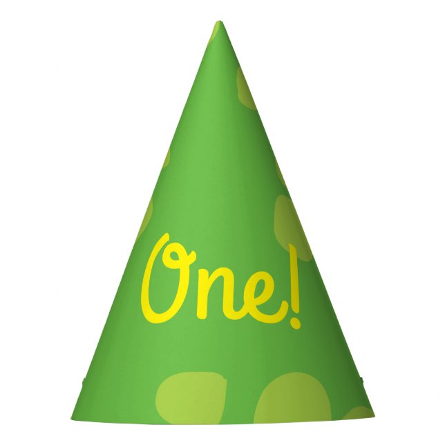 Dinosaur Birthday PArty Party Hat (Front)