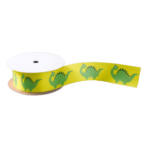 Dinosaur Birthday PArty Satin Ribbon
