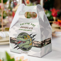 Dinosaur birthday raptor army camouflage scratch