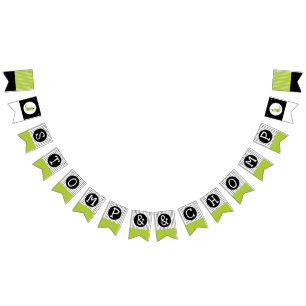 Dinosaur Birthday Stomp and Chomp Dino theme green Bunting