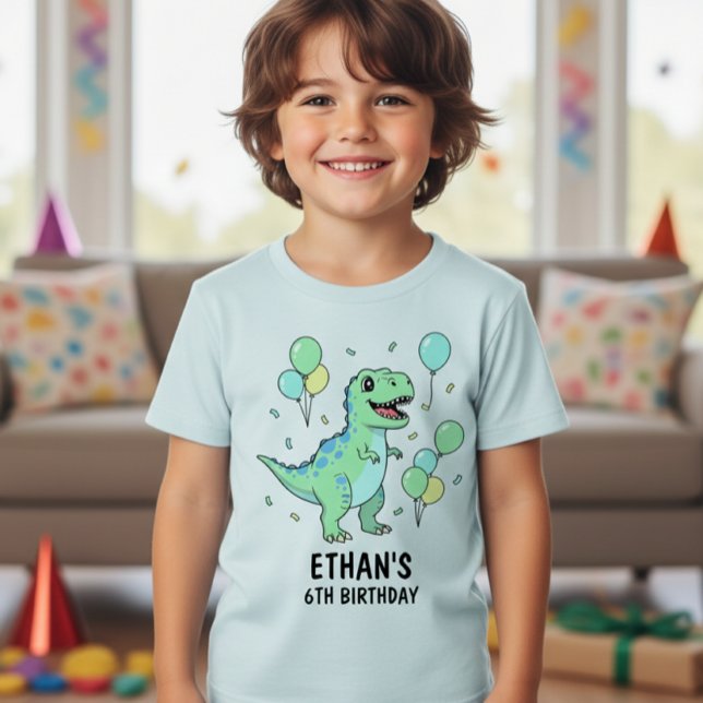 Dinosaur Birthday T-Shirt: Your Child's Custom  (Creator Uploaded)