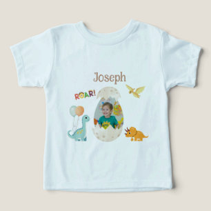 Dinosaur Birthday Toddler Outfit - Custom Name