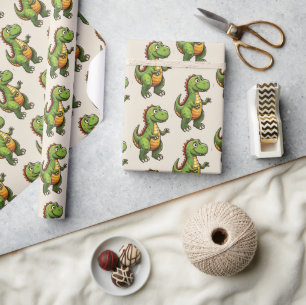 Dinosaur Birthday Wrapping Paper
