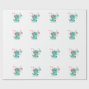 Dinosaur Birthday Wrapping Paper