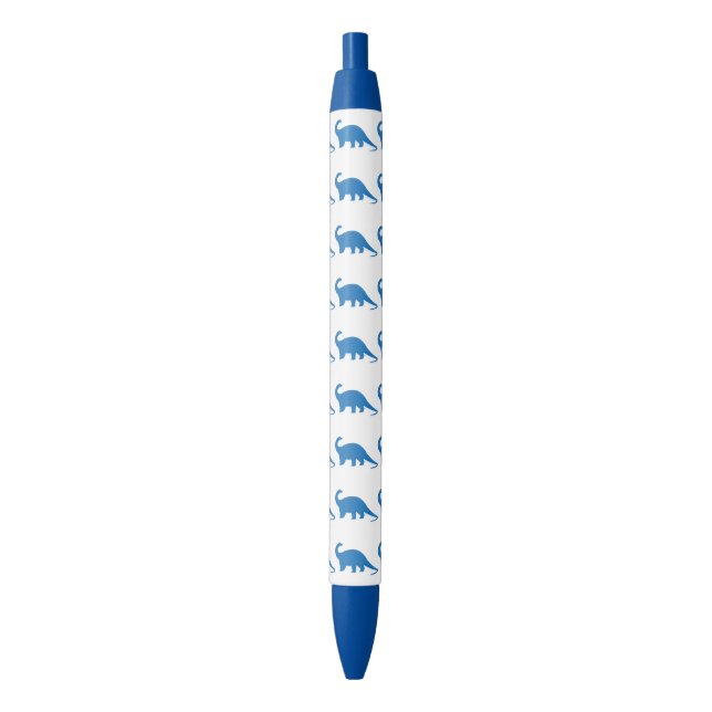 Dinosaur blue pattern ink pen (Front Vertical)