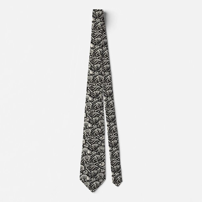 Dinosaur Bone Adventure Tie (Front)
