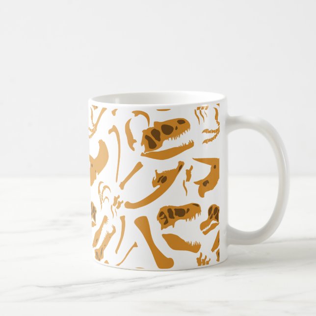 Dinosaur Bones Coffee Mug (Right)