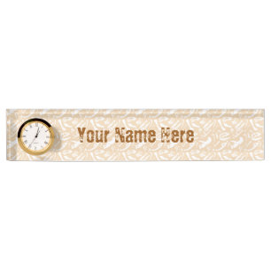 Dinosaur Bones (Gold) Nameplate