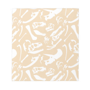 Dinosaur Bones (Gold) Notepad