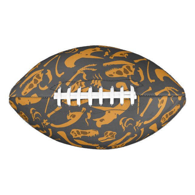 Dinosaur Bones (Grey) Football (Front)