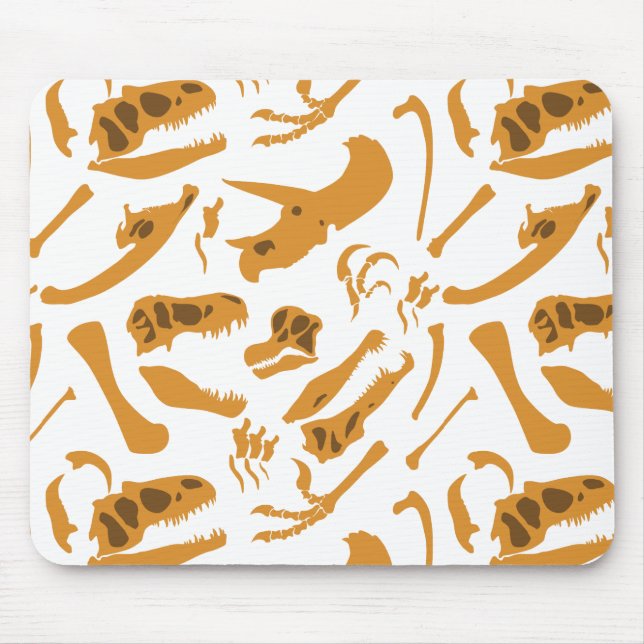 Dinosaur Bones Mouse Pad (Front)
