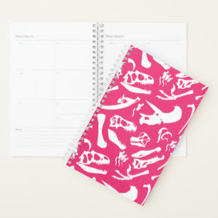Dinosaur Bones (Pink) Planner