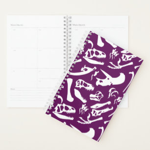 Dinosaur Bones (Purple) Planner