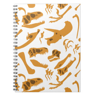 Dinosaur Bones Spiral Notebook