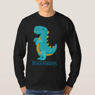 Dinosaur Braces BRACEASAURUS Orthodontist T-Shirt