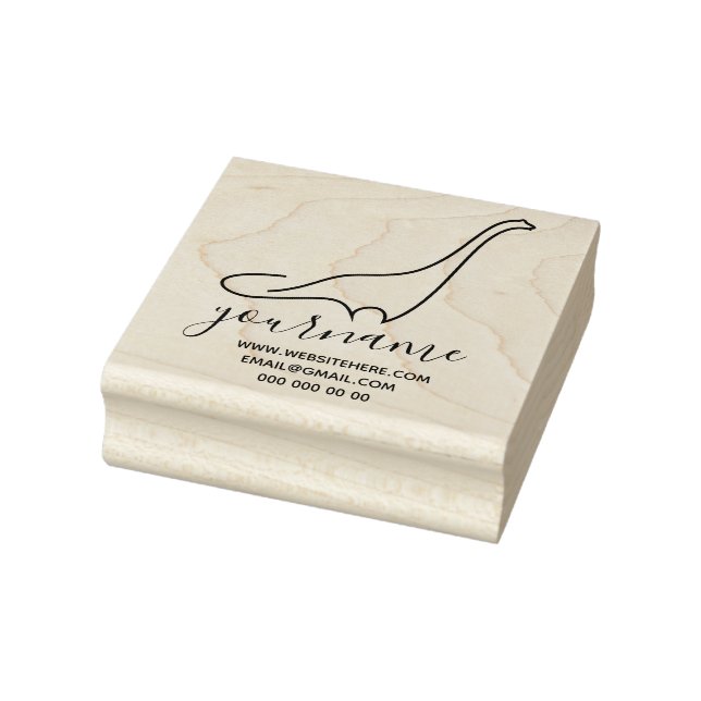 Dinosaur brachiosaurus rubber stamp (Stamp)