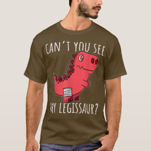 Dinosaur Broken Leg Get Well Soon For Girls Leg In T-Shirt