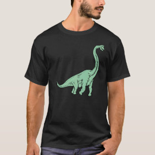 Dinosaur Brontosaurus Cute Prehistoric Foot Dino f T-Shirt