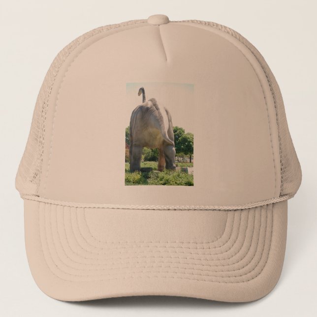 Dinosaur Brontosaurus Trucker Hat (Front)