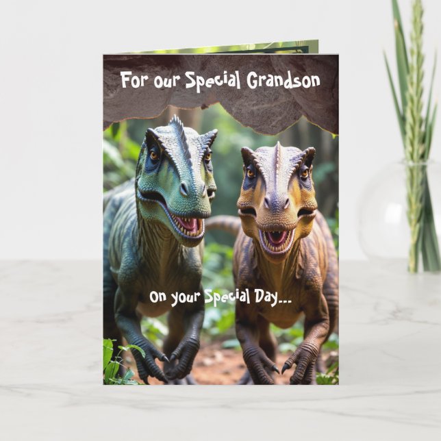 Dinosaur Card (Front)
