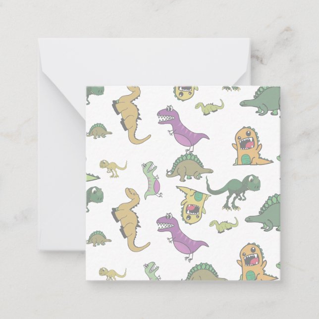 Dinosaur Card (Front)