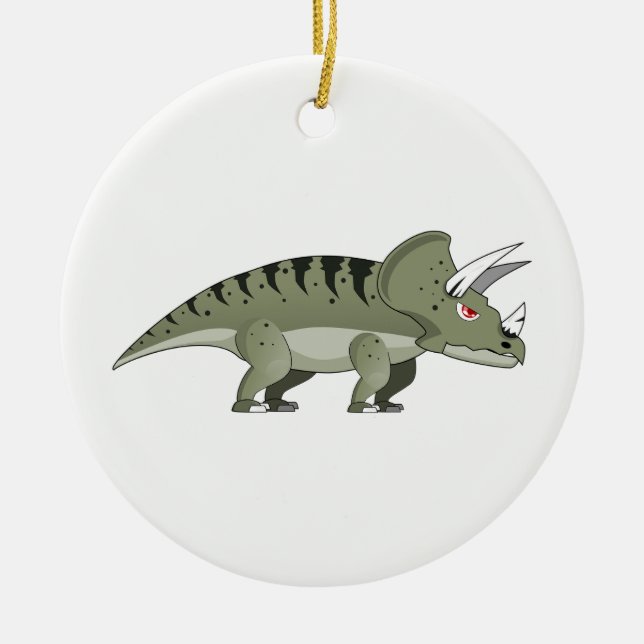 Dinosaur Ceramic Tree Decoration (Front)