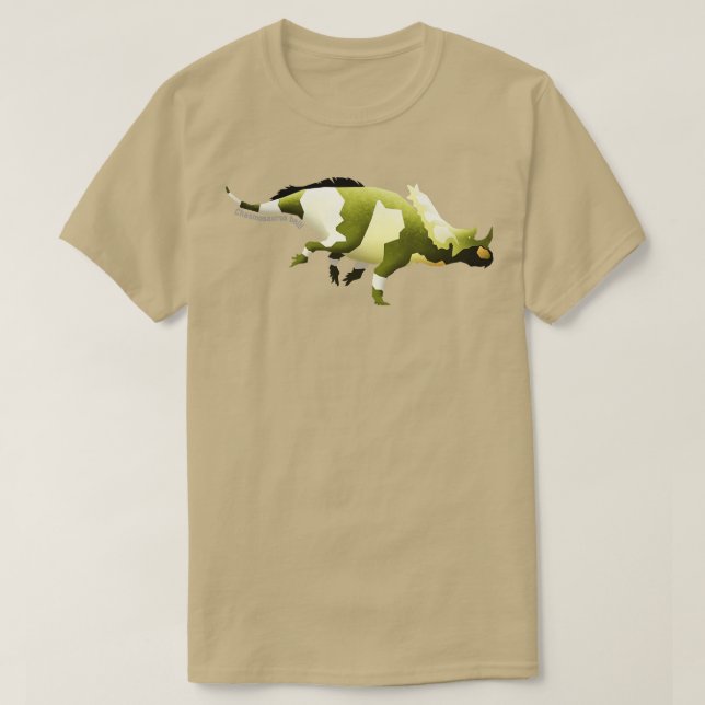 Dinosaur Chasmosaurus  T-Shirt (Design Front)