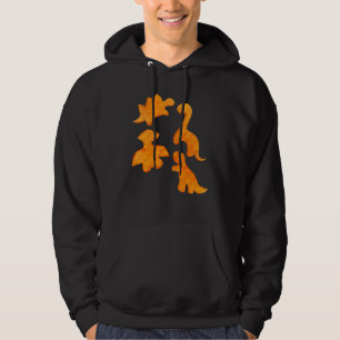Dinosaur Chicken Nugget  Kids Men Women Nuggets Hoodie