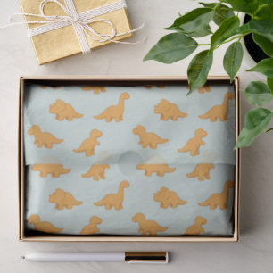 Dinosaur Chicken Nugget Playful Eucalyptus Kids Tissue Paper