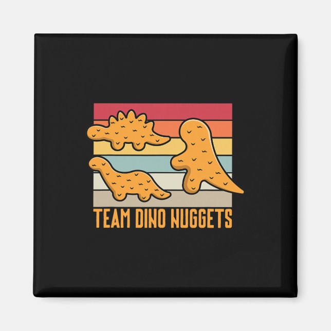 Dinosaur Chicken Nugget Plush Dino Chicken Nugget  Magnet (Front)