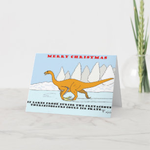 Dinosaur Christmas Card