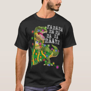 Dinosaur Christmas Fa Ra Rawr Tree Rex Boys Xmas G T-Shirt
