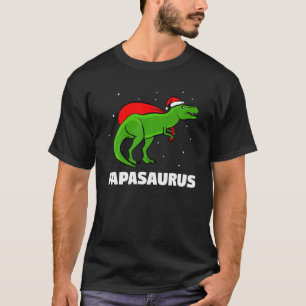 Dinosaur Christmas Matching Family Pyjamas T-Shirt