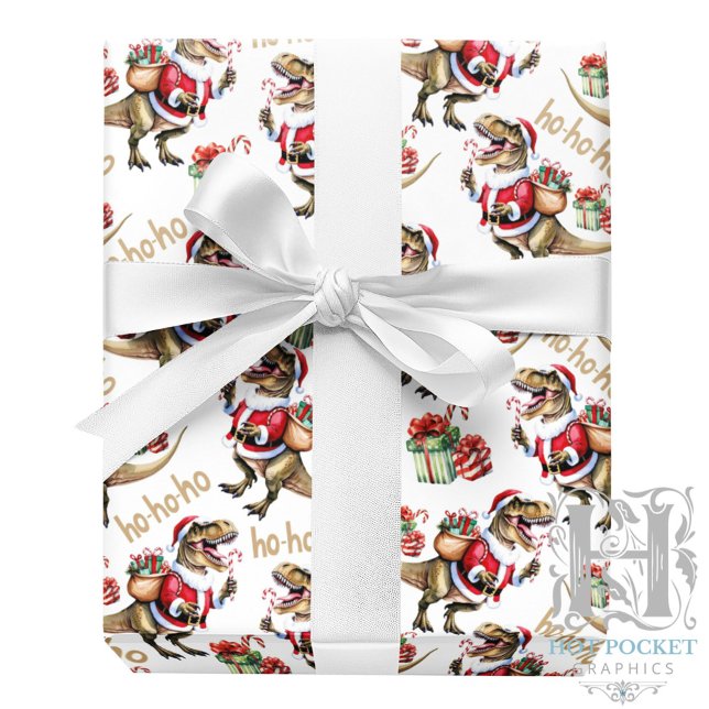Dinosaur Christmas Wrapping Paper (Creator Uploaded)