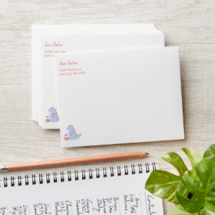 Dinosaur Circus A2 fits 4.25" x 5.6" Card Envelope