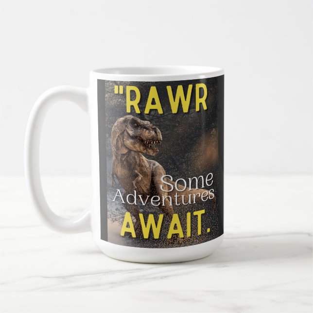 dinosaur coffee mug (Left)