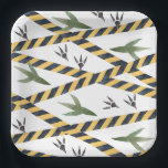 Dinosaur Construction Paper Plates<br><div class="desc">Dino Construction Birthday Plates
Ready to be personalised by you!</div>