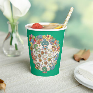 Dinosaur Costume Children's Party Paper Cups