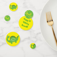 Dinosaur Cute 1st Birthday Party Table Decor