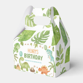 Dinosaur Cute Boy Birthday Party Favour Box