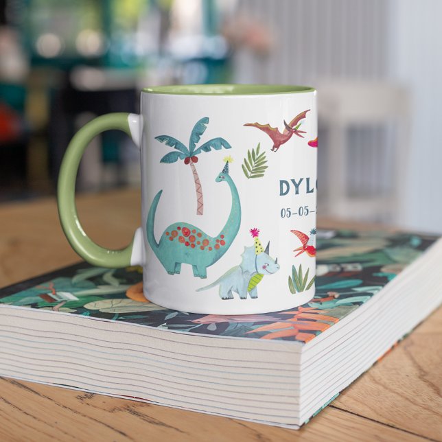 Dinosaur Cute Dino boy Name  Mug (Creator Uploaded)