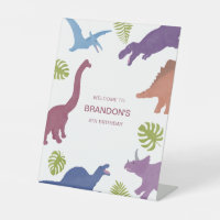 Dinosaur Cute Dino Kid Birthday Party Welcome