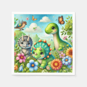 Dinosaur cute  napkin