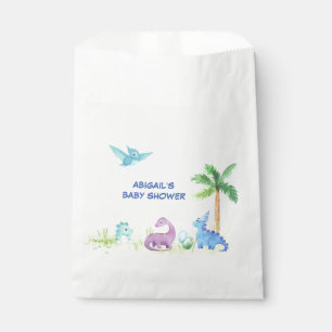 Dinosaur Cute Watercolor Baby Shower Party Favour Bags